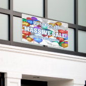 大売りビニールバナー3' x 5'バナー 横断幕 (ビルの外側)