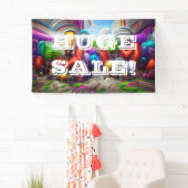 大売りビニールバナー3' x 5'バナー 横断幕 (インサイチュ)