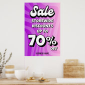 大売り看板と事業名、販売ポスター ポスター (キッチン)