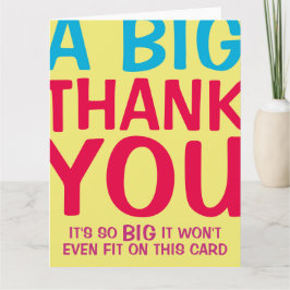 大変お礼 サンキューカード