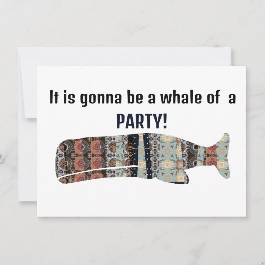 大変なパーティーだ 招待状 (正面)