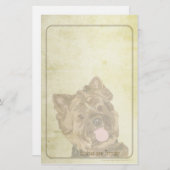 大変なヨークシャーテリア 便箋 (正面/裏面)