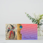 大天使と魚のクリスマスパーチメント シーズンカード (スタンド正面)