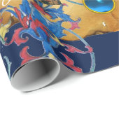 大天使と魚のクリスマスパーチメント ラッピングペーパー (ロールコーナー)