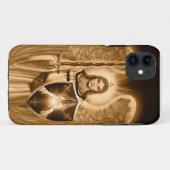 大天使のミハエルiPhoneの場合-セピア色の調子 Case-Mate iPhoneケース (裏面(横))