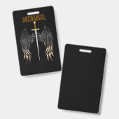 大天使の剣 バッジ (正面＆裏面)