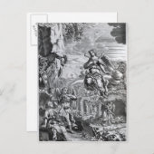 大天使ウリエルがガブリエルに知らせる ポストカード (正面/裏面)