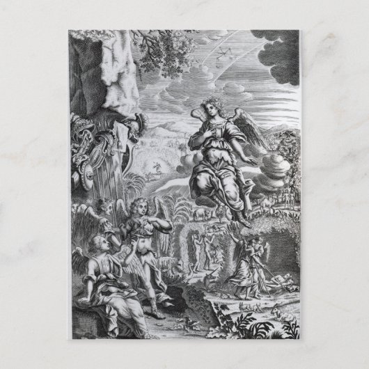 大天使ウリエルがガブリエルに知らせる ポストカード (正面)