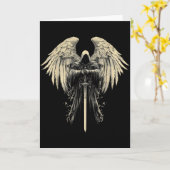 大天使ガブリエル キリスト教の天使 カトリック戦士 カード (黄色い花)
