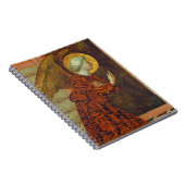 大天使ガブリエル、c. 1430年(パネルのテンペラ) ノートブック (右側)