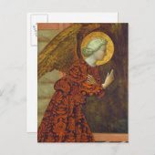 大天使ガブリエル、c.1430 (パネルのテンペラ) ポストカード (正面/裏面)