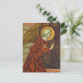 大天使ガブリエル、c.1430 (パネルのテンペラ) ポストカード (スタンド正面)