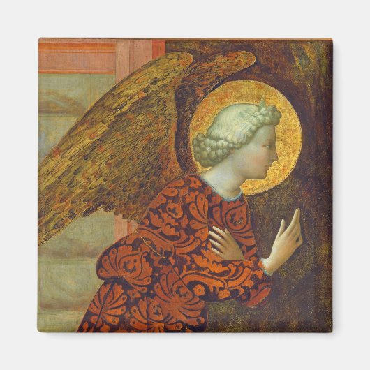 大天使ガブリエル、c.1430 (パネルのテンペラ) マグネット (正面)