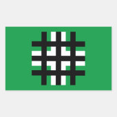 大天使マイケルの部隊 長方形シール (正面)