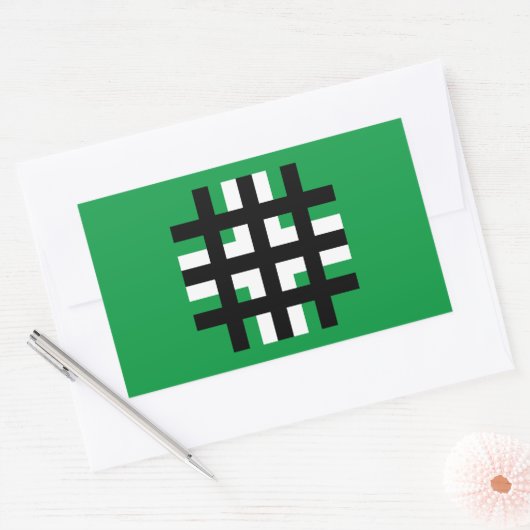 大天使マイケルの部隊 長方形シール (封筒)