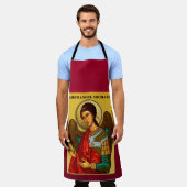 大天使マイケル エプロン (着用した状態)