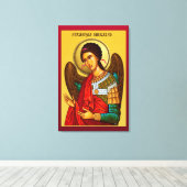 大天使マイケル キャンバスプリント (インサイチュ (ウッドフロア))