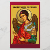 大天使マイケル 便箋 (正面)