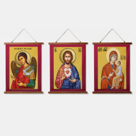 大天使マイケル 吊り下げ型タペストリー