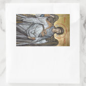 大天使マイケル 長方形シール (バッグ)