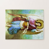 大天使ミカエル正教会のキリスト教のアイコン ジグソーパズル (横)