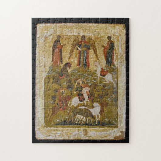 大天使ミカエル賛美の殉教者のアイコン ジグソーパズル (縦)