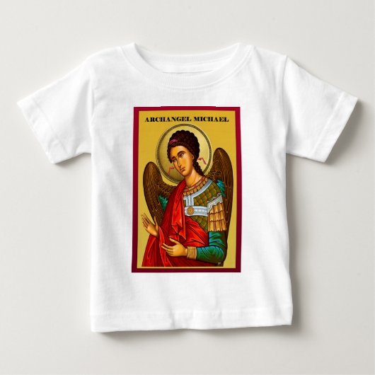 大天使ミカエル ベビーTシャツ (正面)