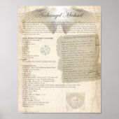 大天使ミカエル ポスター (正面)