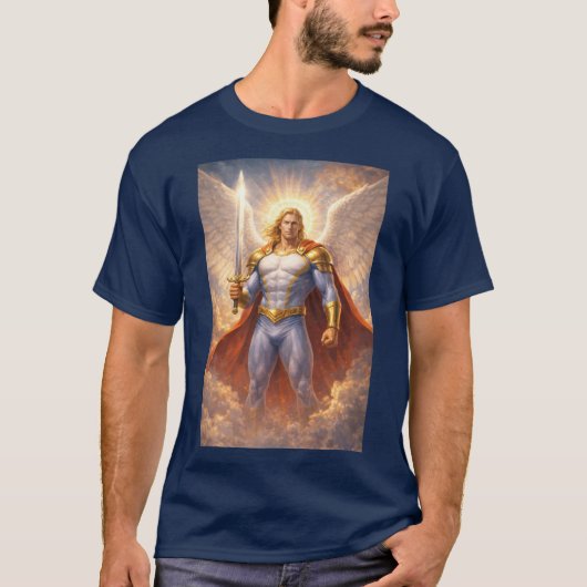 大天使ミカエルTシャツ Tシャツ (正面)