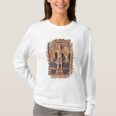 大天使ミハエルを描写するエナメルを塗られたプラク Tシャツ (正面)