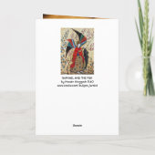 大天使ラファエルと魚 シーズンカード (裏面)