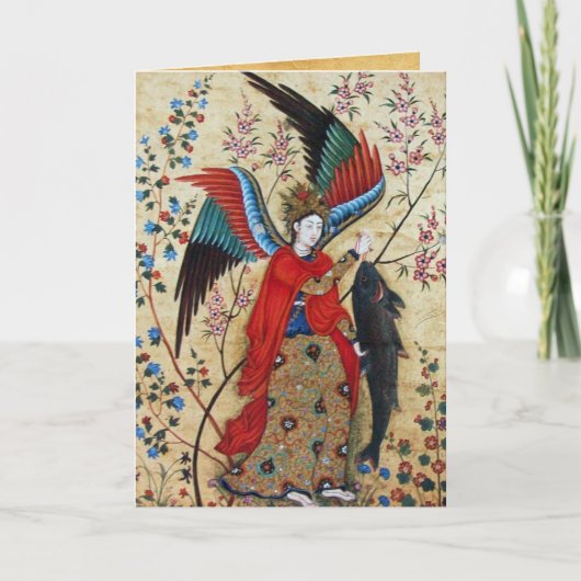 大天使ラファエルと魚 シーズンカード (正面)