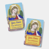 大天使聖ミカエル（M 009; スタイル 3） バッジ (正面＆裏面)