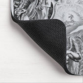 大天使Urielはガブリエルを知らせます マウスパッド (コーナー)