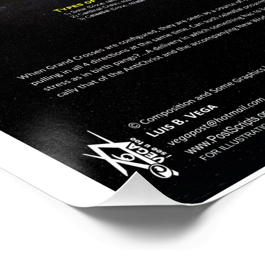 大天十字星 ポスター (コーナー)