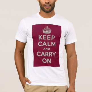 大失敗のKEEP CALM AND CARRY ONのTシャツ Tシャツ