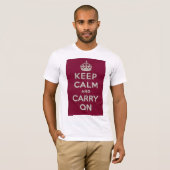 大失敗のKEEP CALM AND CARRY ONのTシャツ Tシャツ (正面フル)