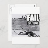 大失敗。 ポストカード (正面/裏面)