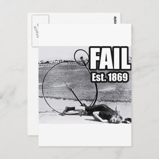 大失敗。 ポストカード (正面/裏面)