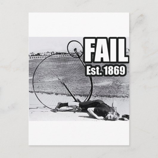 大失敗。 ポストカード (正面)