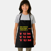 大好きおもしろいなバーガーの食べ物のジョーク エプロン (インサイチュ)