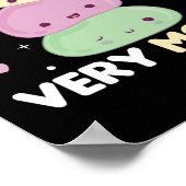 大好きなお餅 – かわいいもちアイスクリーム ポスター (角)