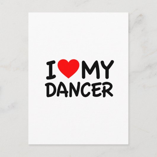 大好きなダンサー ポストカード (正面)