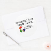 大好きな人(パズル作品) ラウンドシール (封筒)