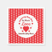 大好きな赤ちゃんシャワー スタンダードカクテルナプキン (正面)