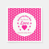 大好きな赤ちゃんシャワー スタンダードカクテルナプキン (正面)