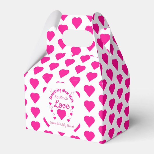 大好きな赤ちゃんシャワー フェイバーボックス (正面サイド)