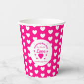 大好きな赤ちゃんシャワー 紙コップ (正面)