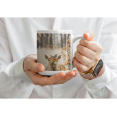 大好きな鹿の双子の子鹿たち コーヒーマグカップ