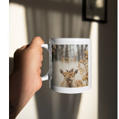 大好きな鹿の双子の子鹿たち コーヒーマグカップ